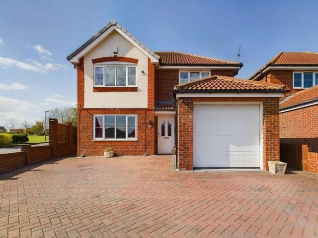 This four bedroom and three bathroom detached house is for sale with Hunters for £330,000.