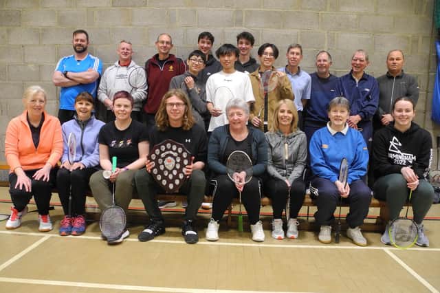 Whitby Badminton Club members.