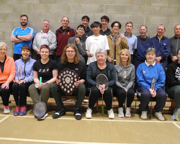 Whitby Badminton Club members.