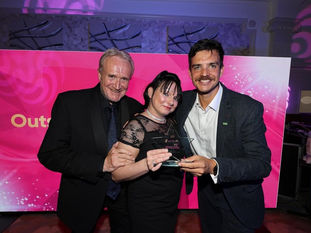 Sarah Earp, winner of the Outstanding Contribution award.