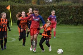 Scarborough Ladies FC U12s netted their first win of the season.