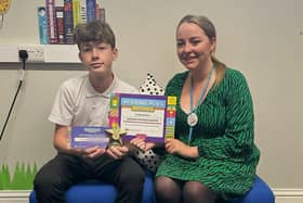 Bridlington School student Cameron Spencer Norton was nominated for the Reading Plus awards by his teacher Shania Withey.