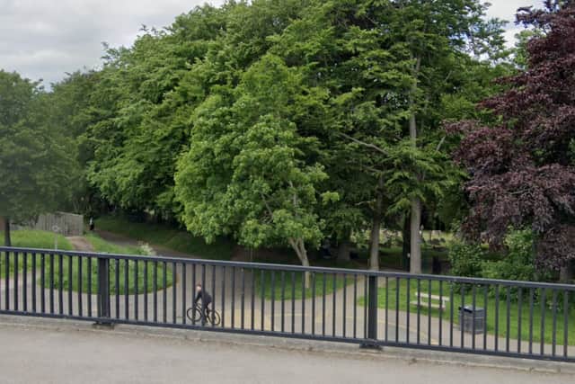 The victim was attacked on the Cinder Track near Fieldside. (Photo: Google Maps)