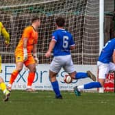 Whitby Town lost 2-1 at home to Hyde United. Photo by Brian Murfield