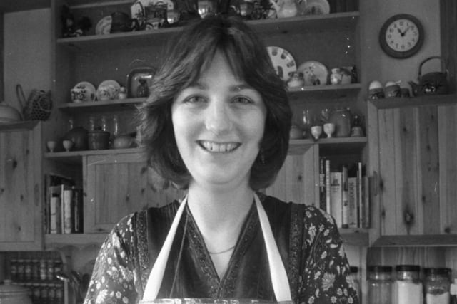 A Lancashire housewife will have two reasons to celebrate this month. She is seeing her work go into print AND she's helping to raise funds for the starving. Margaret Wilson, a 26-year-old from Park Road, Kirkham, is delighted to have had one of her favourite recipes - chicken parmigiana -  selected for inclusion in the Food Aid recipe book, edited by Delia Smith