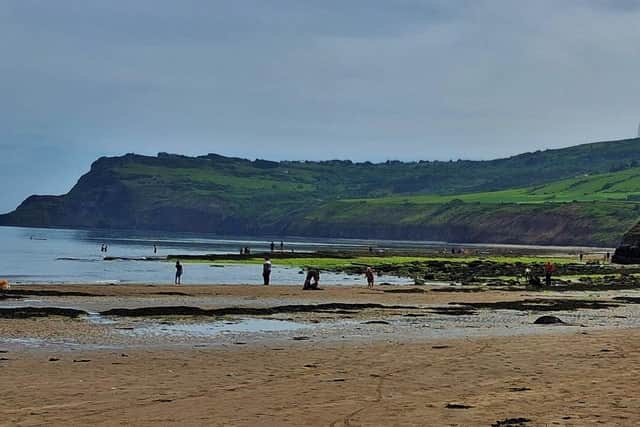 Robin Hood's Bay seafront.