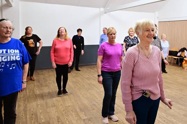 Line Dancing at Eastside Community Centre. photo: Richard Ponter