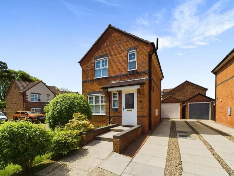 This three bedroom detached house is for sale with Hunters for £245,000.