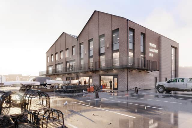 Artist's impression of Whitby Maritime Hub.