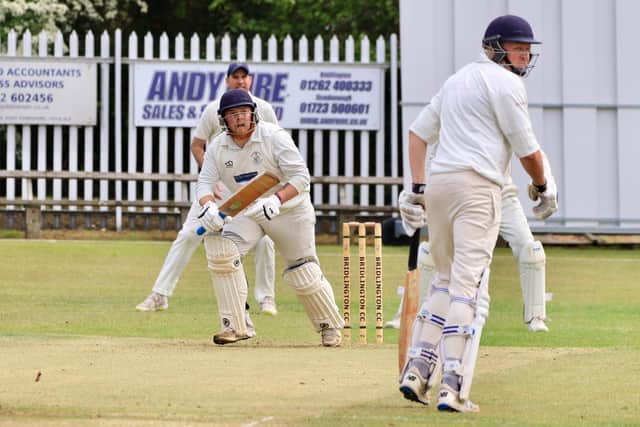 Steve Janney impressed with the bat and ball despite Brid's loss at home to York 2nds. Photo by TCF Photography