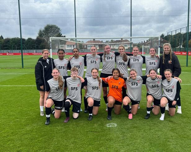The Scarborough Football Scholarship Women's Under-21 team.