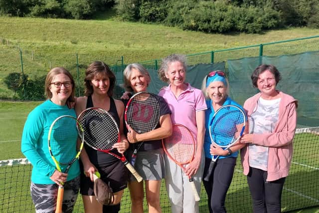 The Hackness and Scarborough Tennis Club Ladies B team.