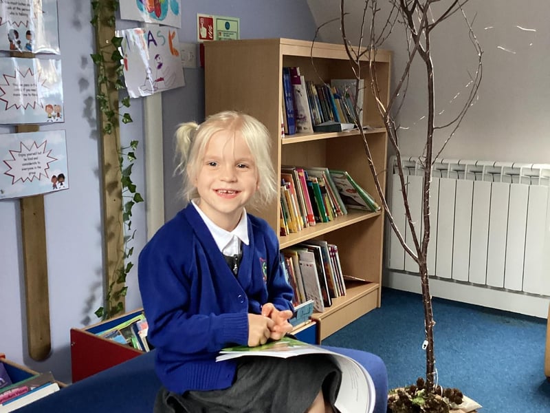 New starter at St Hedda's RC School, Egton Bridge.