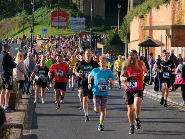 The early stages of the Scarborough 10k. Photo by Richard Ponter