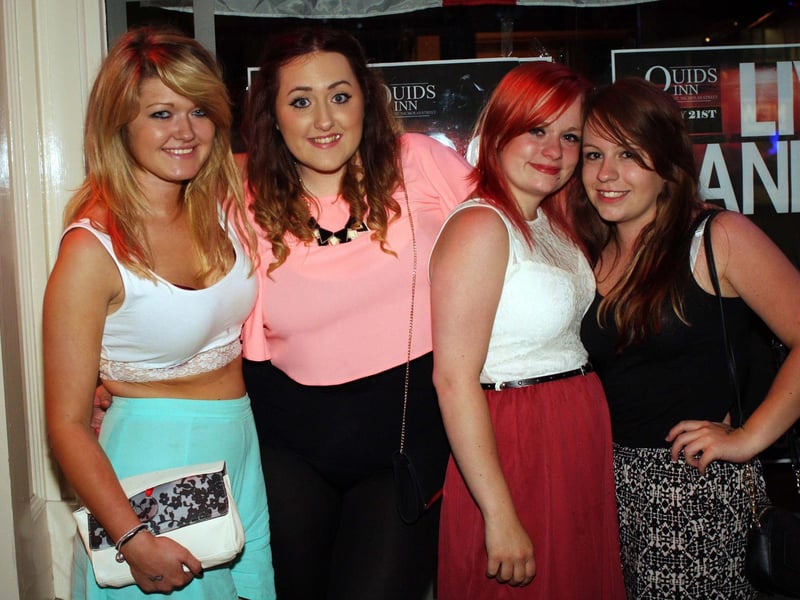 Emma, Tiana, Rachel & Kirsy looking gorgeous in Blue Lounge.