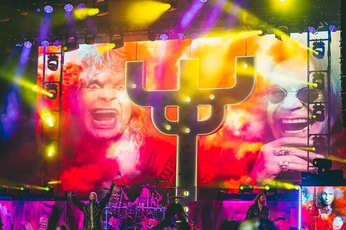 Colourful tribute to rick icon Ozzy Osborne. photo: Cuffe & Taylor