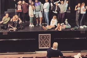 The cast of Rapunzel at the YMCA Theatre in Scarborough from Boxing Day