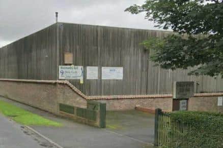 Hunmanby Hall, sports hall proposed for demolition. Eco Custom Homes