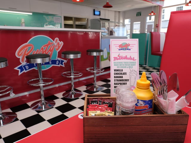The milkshake menu is certain to be popular with customers