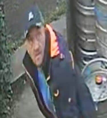 Police have issued a CCTV image of a man they want to speak to, following an attempted theft and criminal damage in Scarborough.