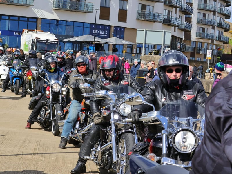 Thousands of bikers made the journey from Beverley to Scarborough