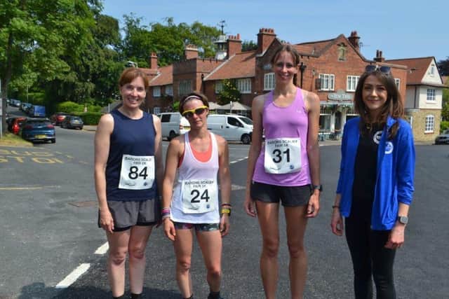The first three females home in the Scalby Fair 5K race were all from Scarborough Athletic Club.
