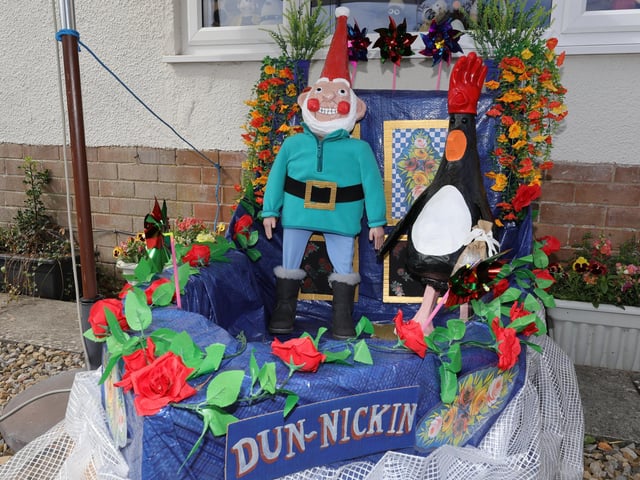 Exhibiting scarecrows. picture: Richard Ponter