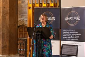 Helen Simpson at devolution consultation launch