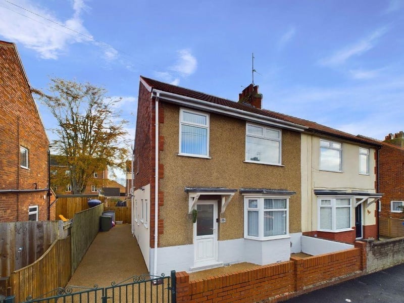 This three bedroom semi-detached house is for sale with Hunters for £170,000.