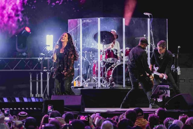 Alanis Morissette was one of the many global superstars who played at the venue this year.
