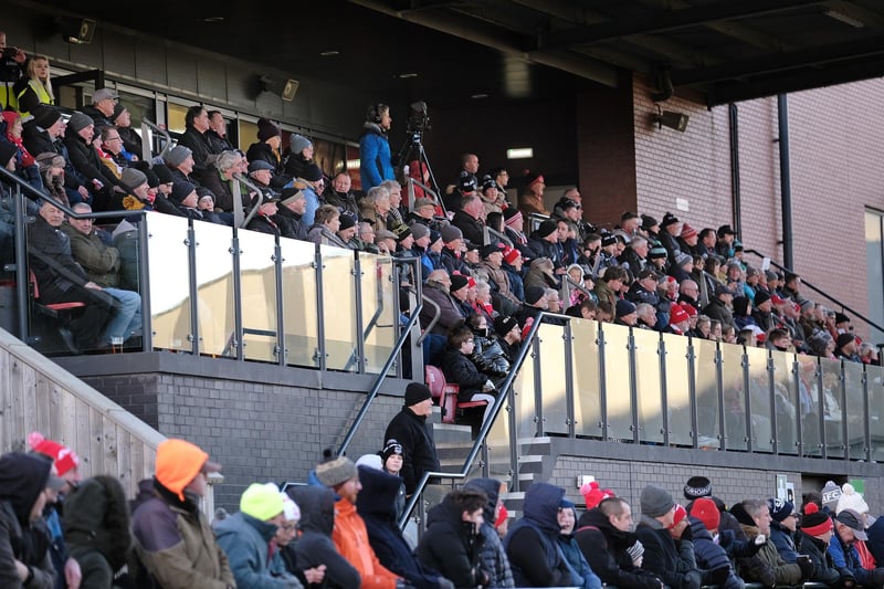 The home fans watch the Seadogs see off Blyth Spartans.