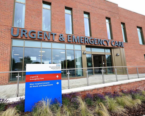 NHS England figures show there were 17,739 visits to A&E at York Teaching Hospital NHS Foundation Trust in April.