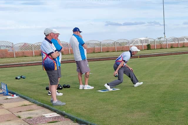 Bridlington Alexandra BC A team players in action.