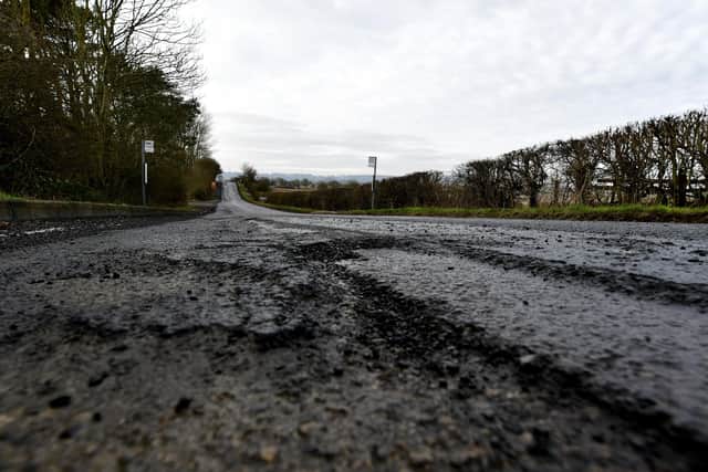 The potholes have been a cause of concern for road users and residents.