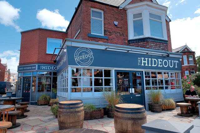 The Hideout is located on Columbus Ravine, opposite Peasholm Park.