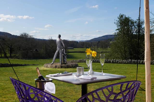 Fantastic views from the champagne and seafood terrace. Image: Devonshire Hotels