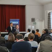 Conservative Party leadership candidate Robert Jenrick visits Danby to give his leadership pitch to Conservatives in the Whitby area.