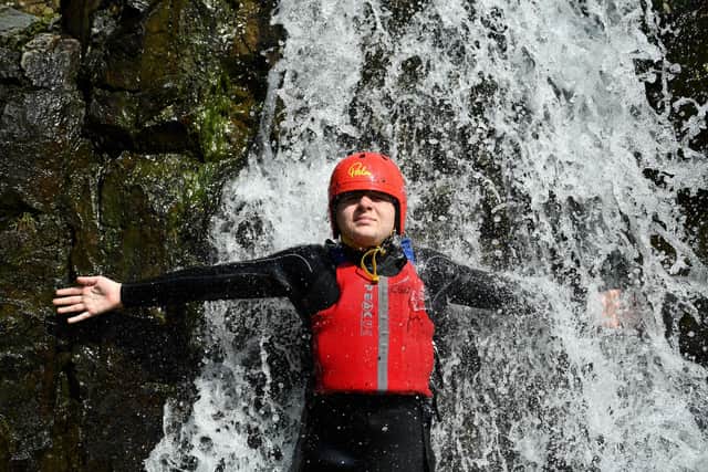 3. As well as accommodation and meals, young people on a YHA Breaks funded stay get experience activities like ghyll scrambling