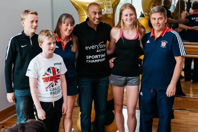 Scarborough and Ryedale's rising sports stars are being helped by a sponsorship scheme fronted by Olympians, such as Colin Jackson, above