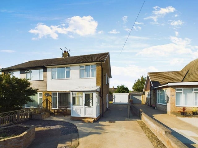 This three bedroom semi-detached house is for sale with Hunters for £200,000.