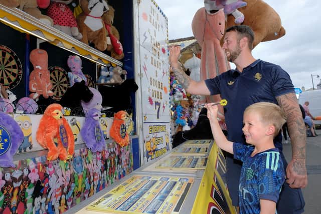 Whitby Regatta - ready for a bullseye. picture: Richard Ponter