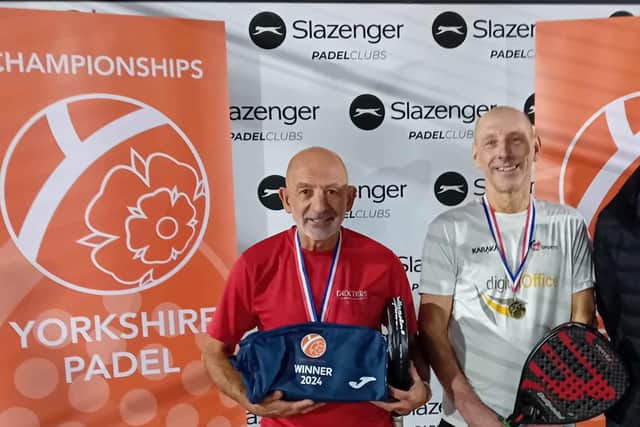 John Fuller (Scarborough) and Neil Baldwin won the Over-60s Men's county title.