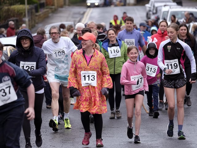The rain didn't dampen spirits