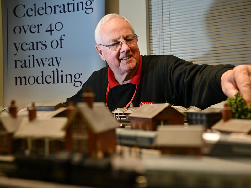 At the Model Railway exhibition. photo: Richard Ponter
