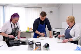 Cookery class at one of the East Riding's adult learning centres.