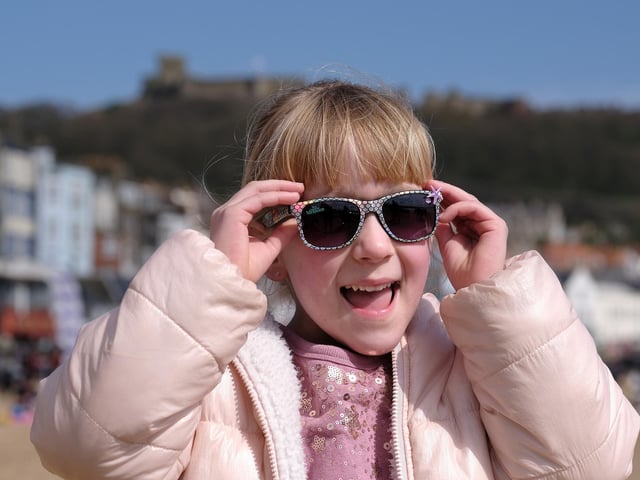 Shades on for the sunshine.