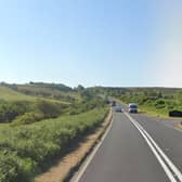 The A171 Moors Road close to The Jolly Sailor - Image: Google Maps