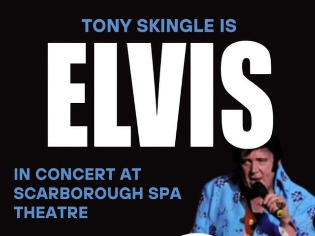 Join Tony Skingle over the bank holiday as he brings his Elvis show to the Spa on Saturday, August 25.