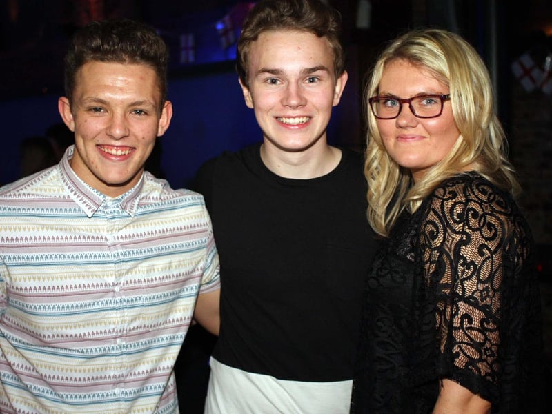 Daniel, Jake & Kate in Blue Lounge.