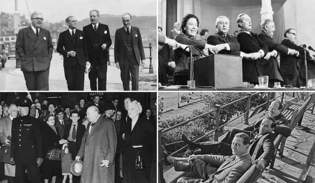 A number of very famous politicians have visited Scarborough over the years (Pictures: Getty Images)